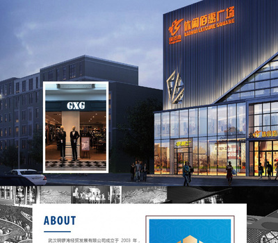 武漢銅鑼灣集團畫冊設計