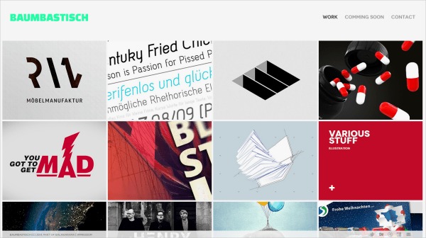 新穎的網頁布局設計